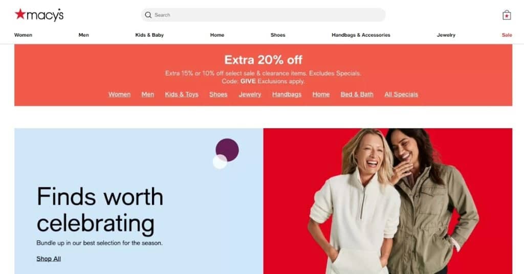 Macy's marketplace vendor image
