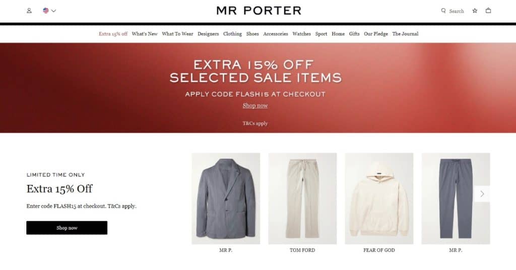 MrPorter marketplace vendor image