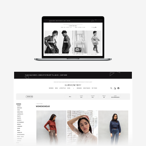 Garmentory fashion marketplace and Spree Commerce Success Story