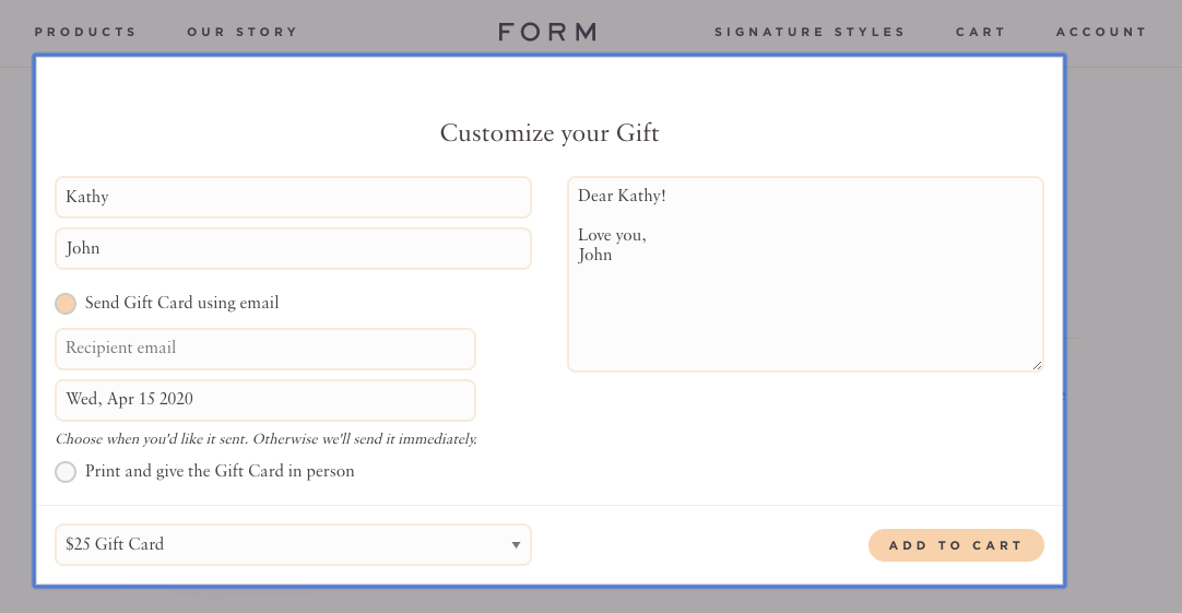 Form amazing features Spree Commerce