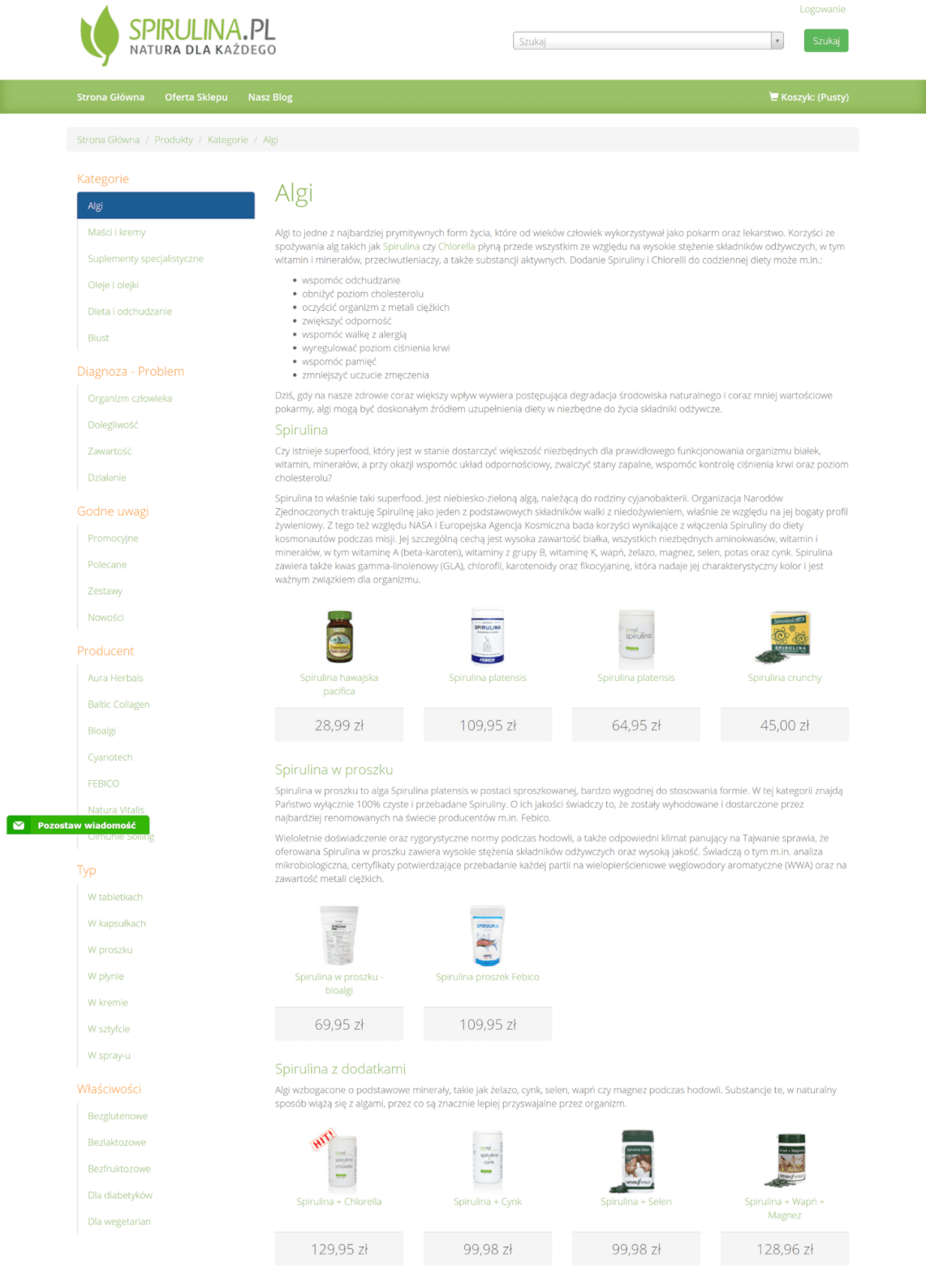 Spirulina and Spree Commerce success story