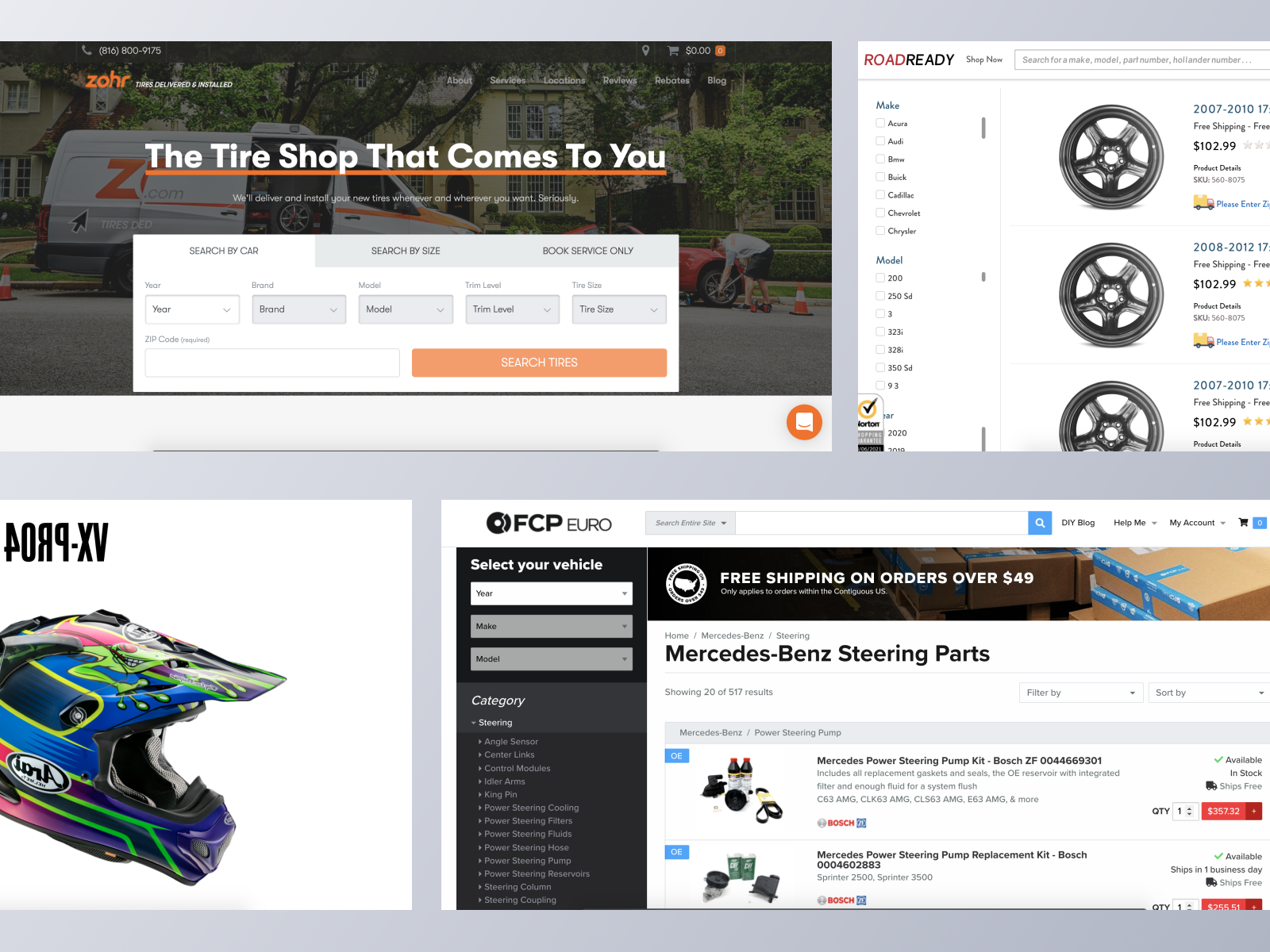 Automotive ecommerce websites using Spree Commerce