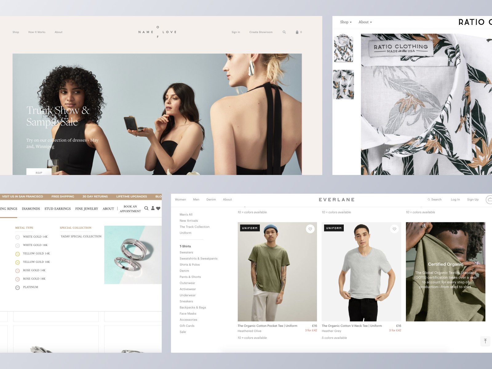 Fashion ecommerce websites using Spree Commerce