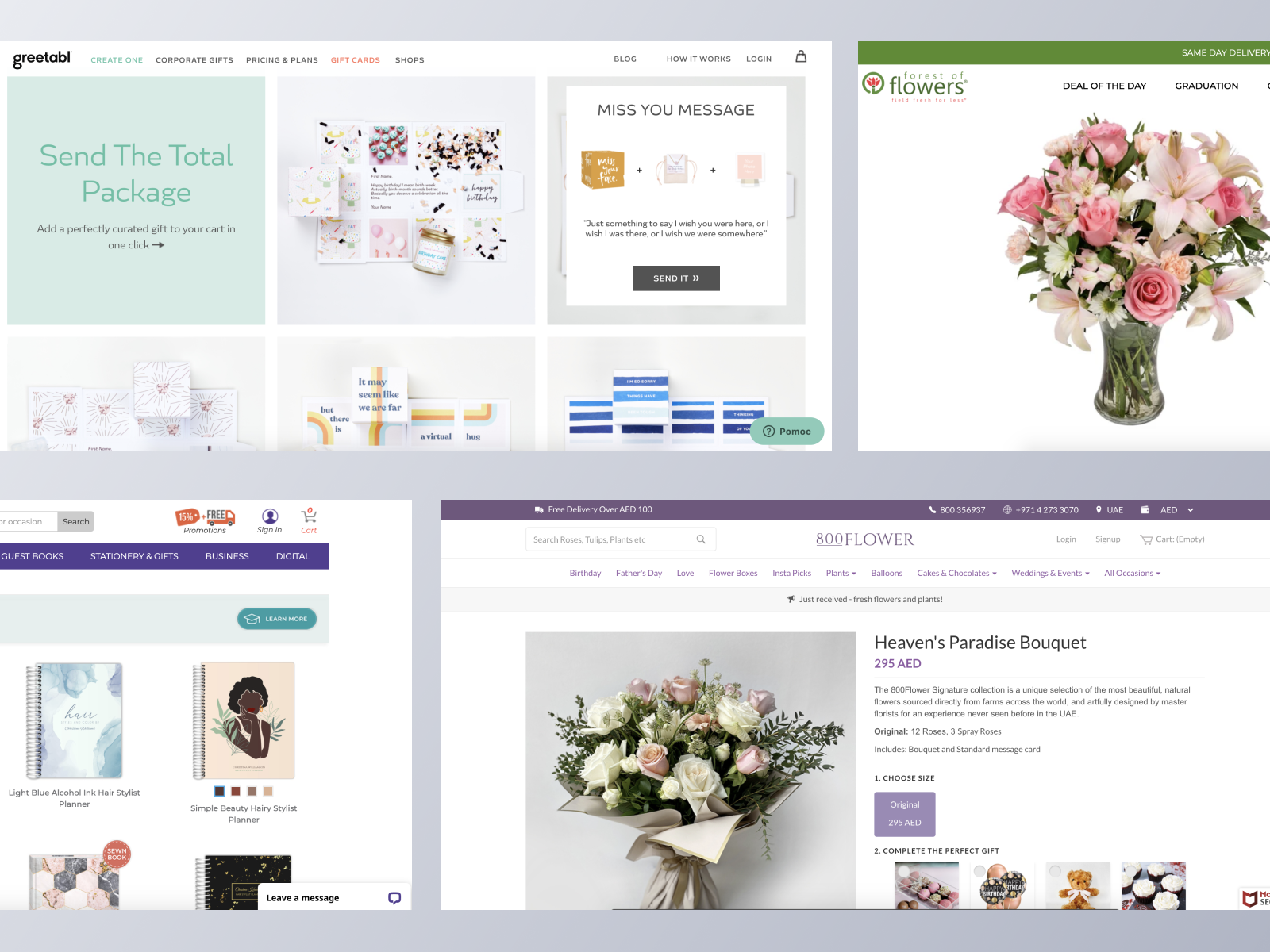 Gifts and Flowers ecommerce websites using Spree Commerce