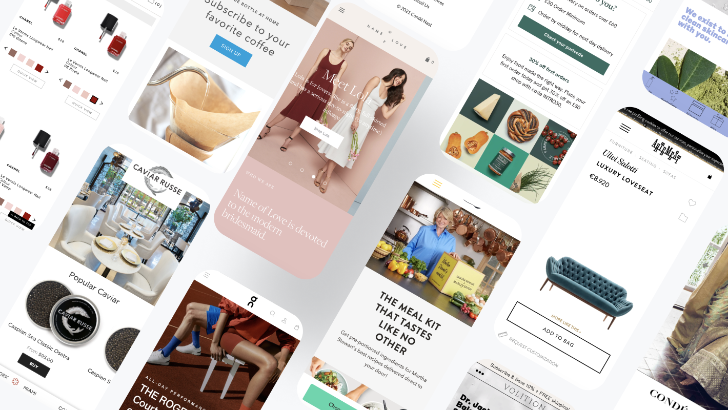 100+ amazing ecommerce websites using Spree Commerce