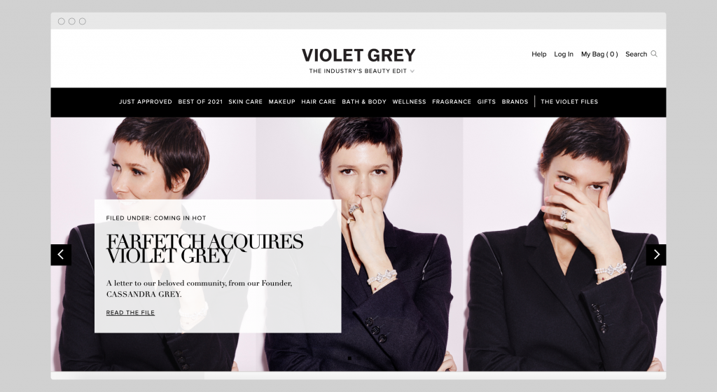 Fashion and Beauty: Violet Grey to be acquired by Farfetch