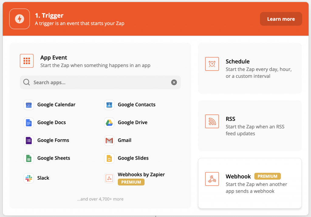 Zapier integration