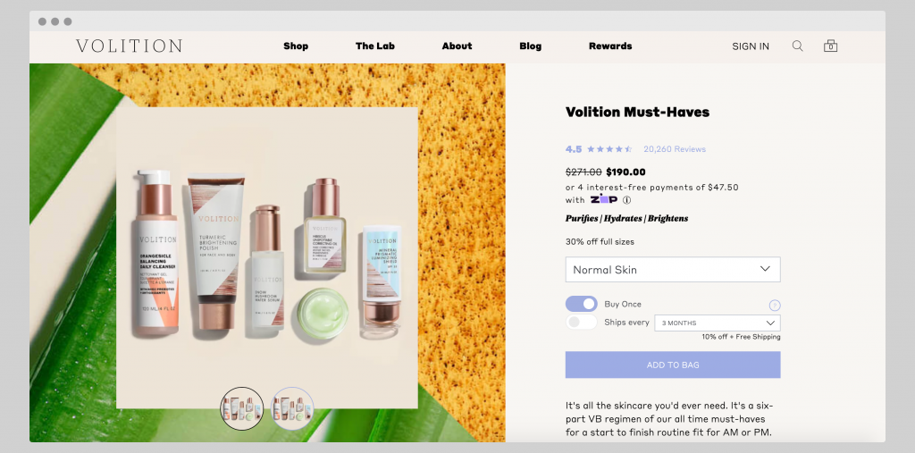 Volition Beauty success story