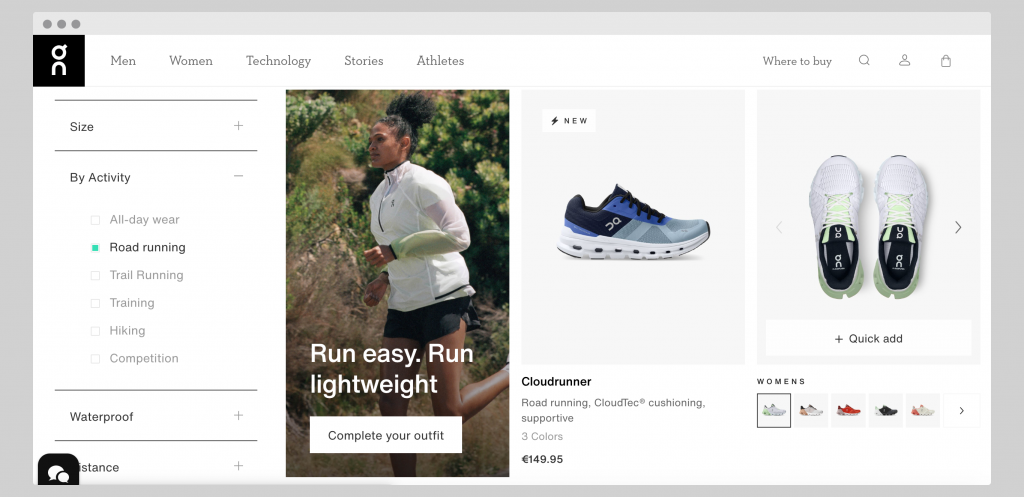 onrunning and spree commerce success story