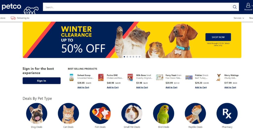 Petco marketplace vendor image