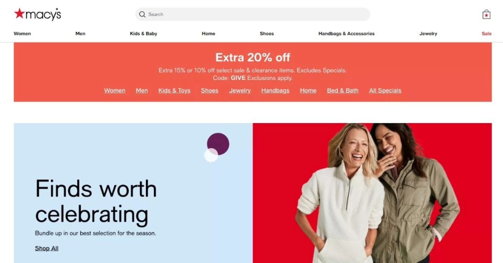Macy's marketplace vendor image