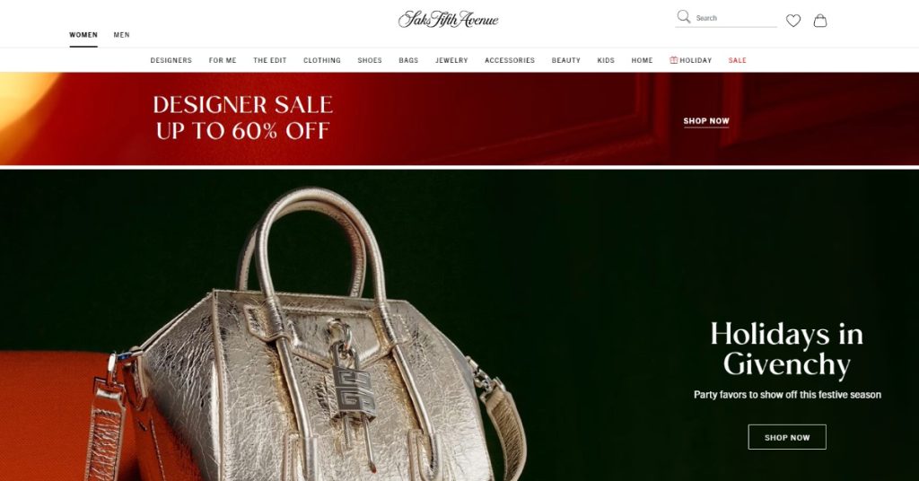 Saks Fifth Avenue marketplace vendor image