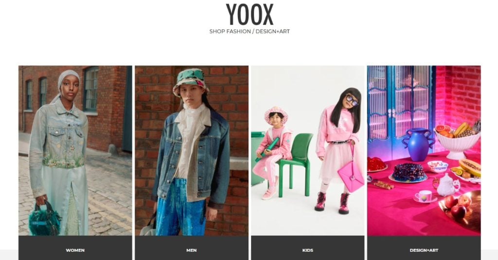 YOOX marketplace vendor image