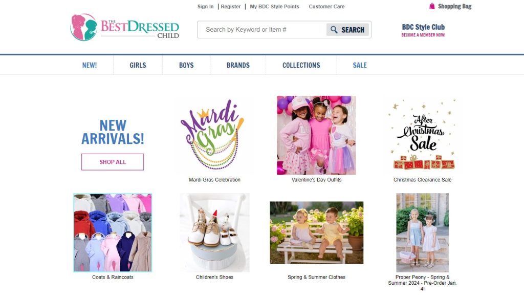 Best Dressed Child marketplace vendor image
