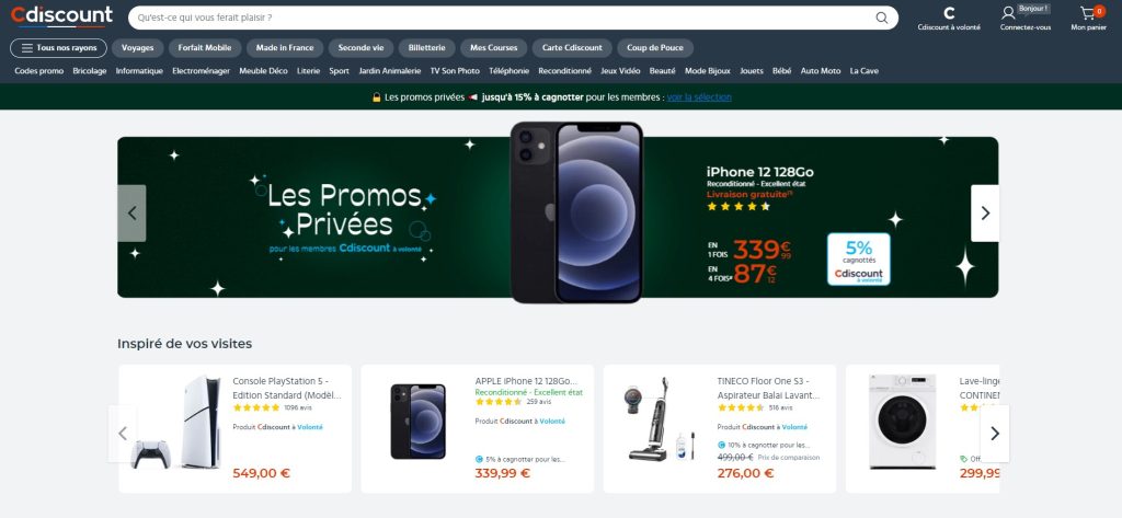Cdiscount marketplace vendor image