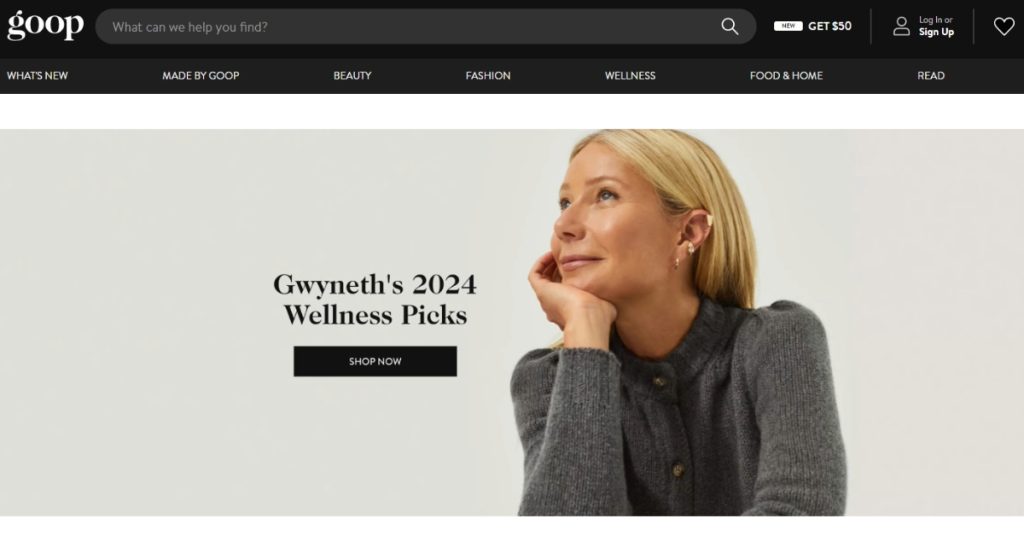Goop marketplace vendor image