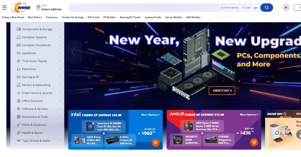 Newegg marketplace vendor image