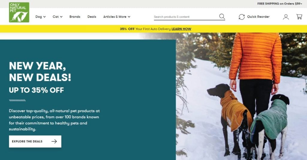 Only Natural Pet marketplace vendor image