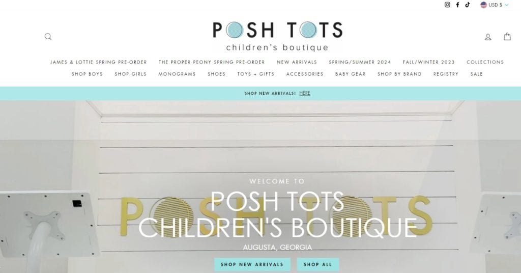 Posh Tots marketplace vendor image