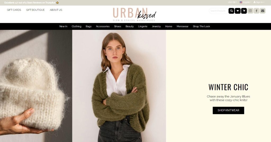 Urban Kissed marketplace vendor image