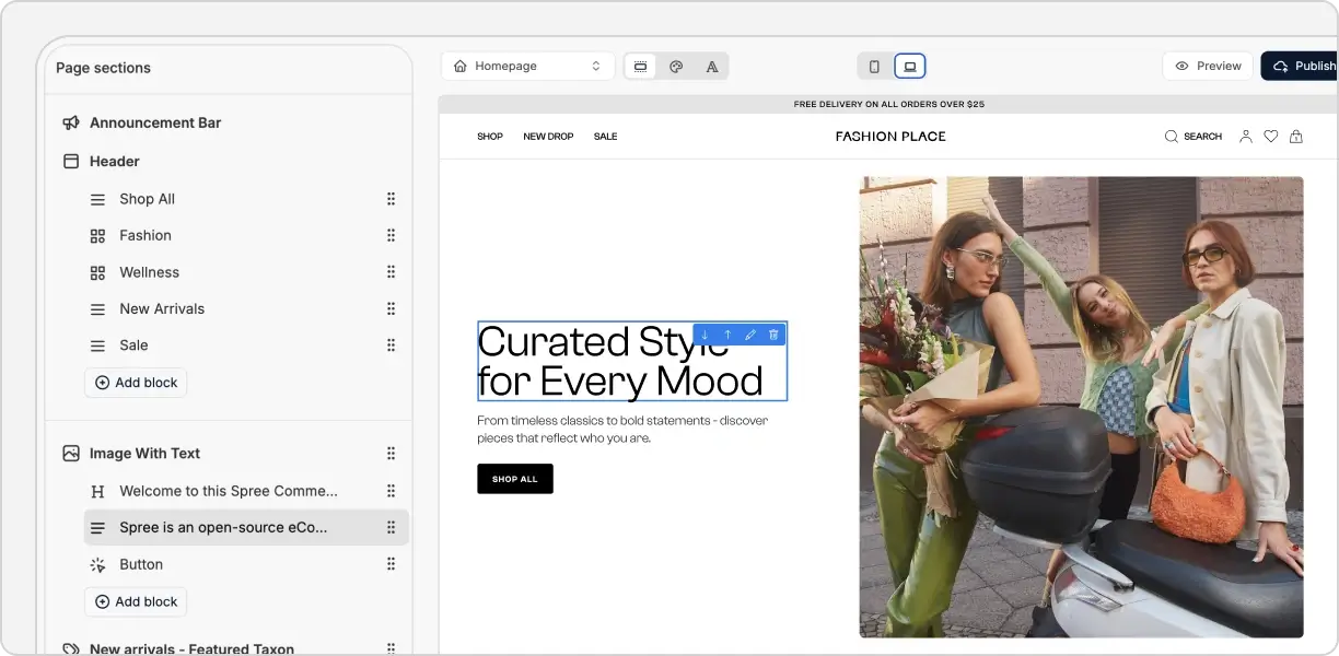 Spree Commerce open source - multi-tenant-theming