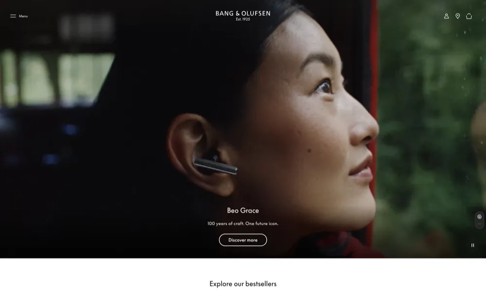 Bang & Olufsen Next.js eCommerce storefront