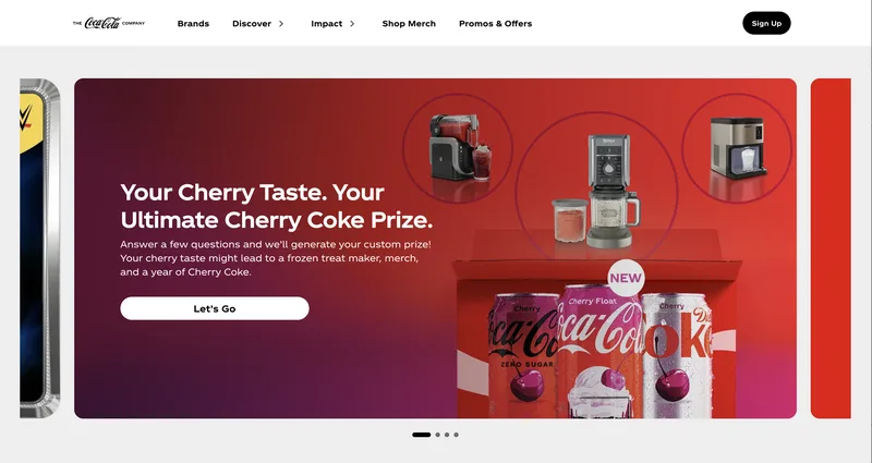 Coca-Cola Next.js eCommerce storefront