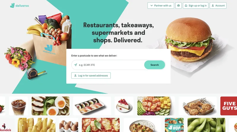 Deliveroo Next.js eCommerce storefront