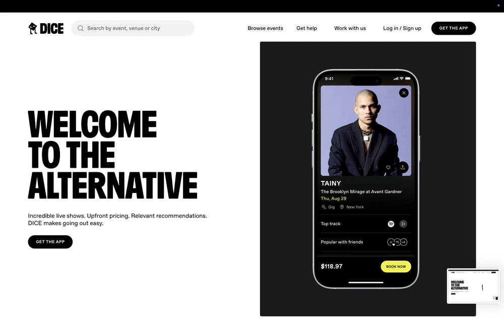 DICE Next.js storefront