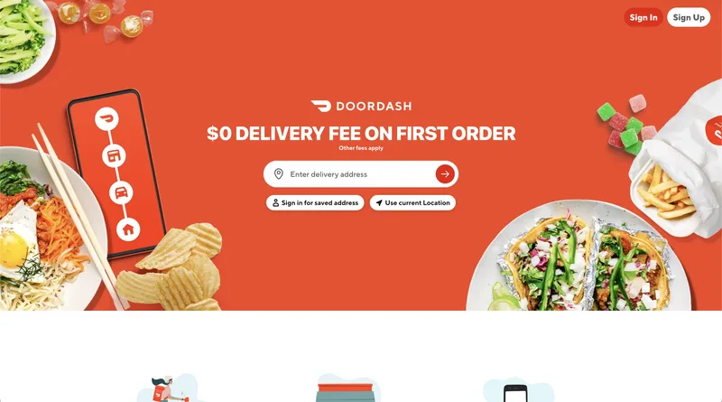 DoorDash Next.js eCommerce storefront