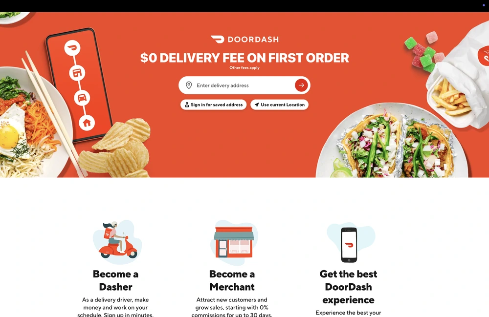DoorDash Next.js storefront