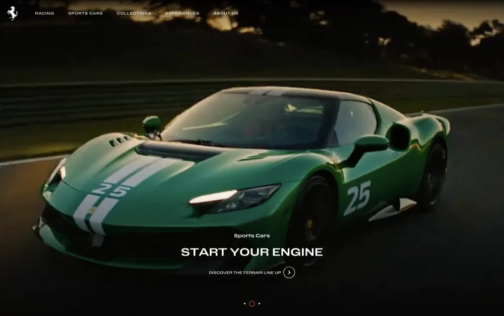 Ferrari Next.js eCommerce storefront