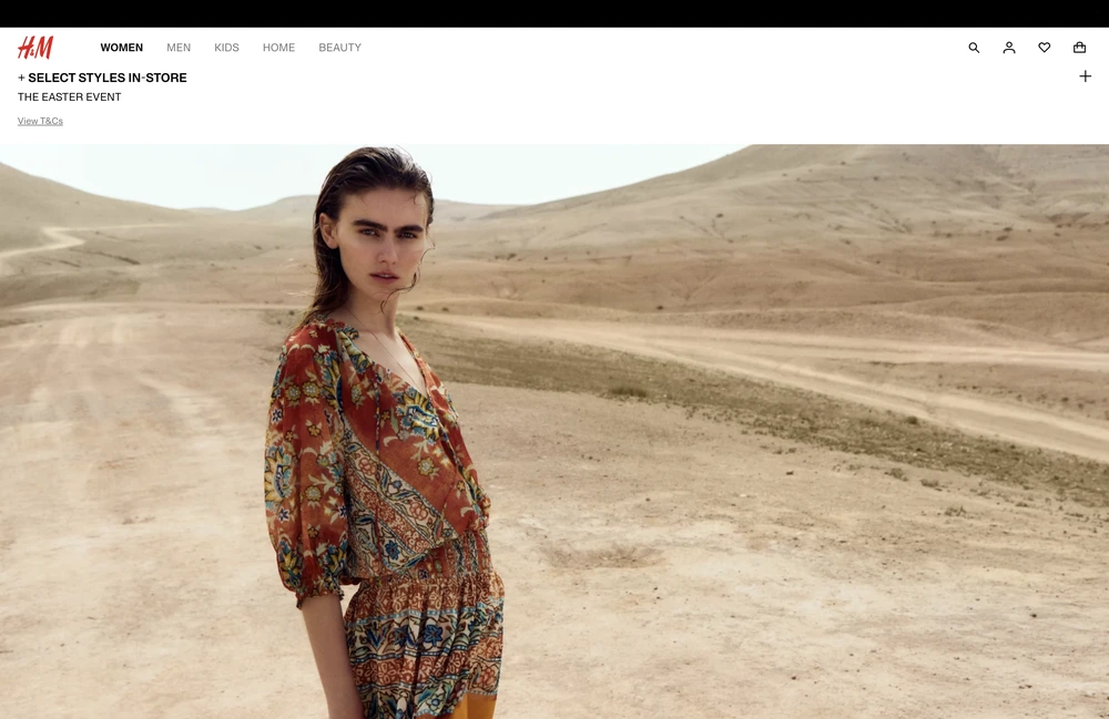 H&M Next.js storefront