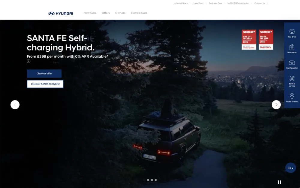 Hyundai Next.js eCommerce storefront