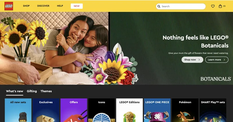 LEGO Next.js eCommerce storefront