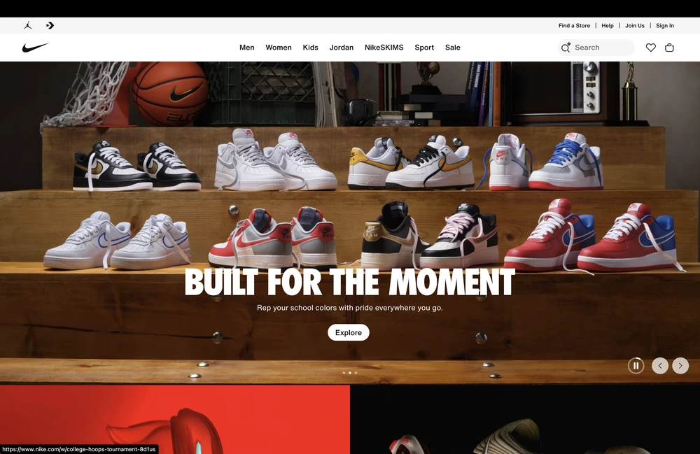 Nike Next.js storefront