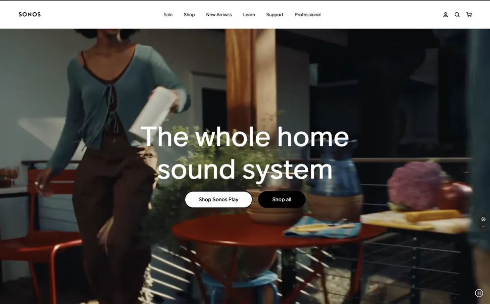 Sonos Next.js eCommerce storefront