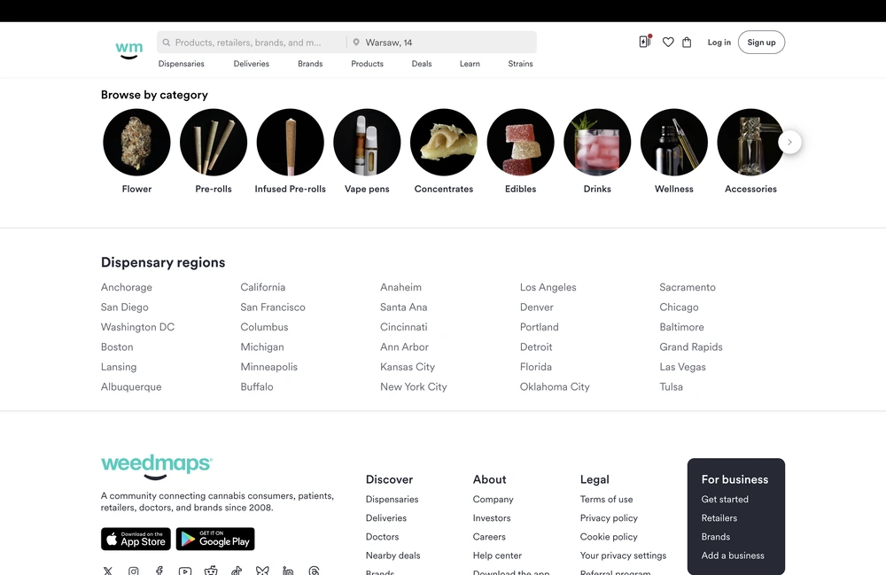 Weedmaps Next.js storefront